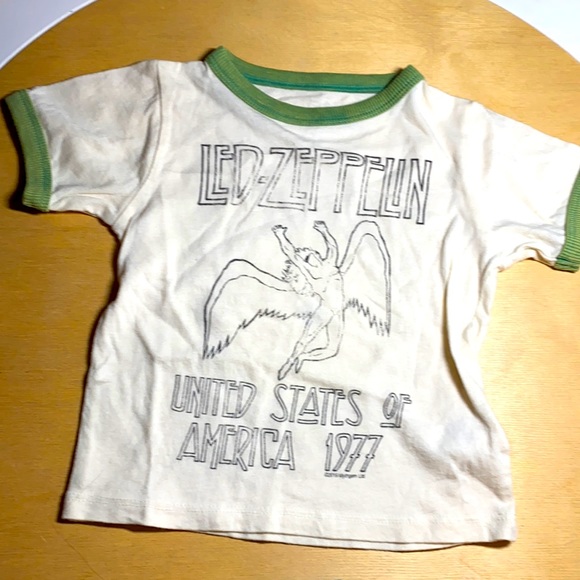 Rowdy Sprout Other - Led-Zeppelin Ringer tee shirt